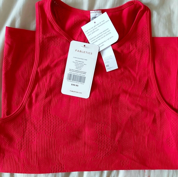 Fabletics Medium NWT Clara SculpKnit Tank - Picture 3 of 3